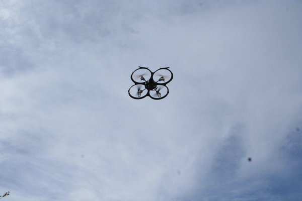 [Picture: Drone in the air]